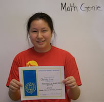 Math Genie Student Awarded for Amazing Writing Skills