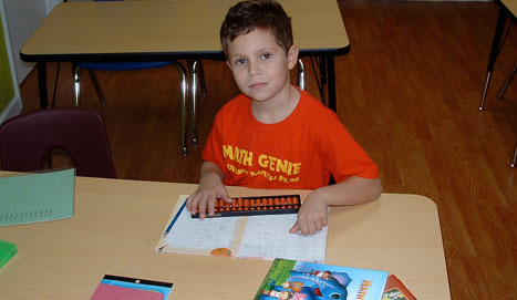 Math Genie Student can quickly do calculations using the abacus and mental math